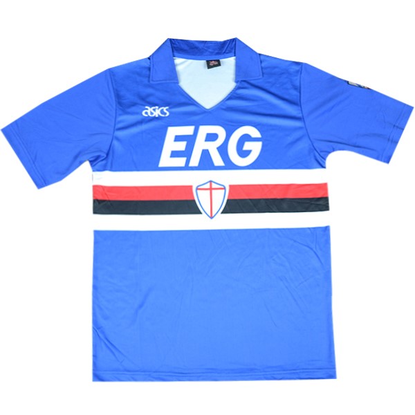 Camiseta Sampdoria Primera equipación Retro 1990/91 Azul